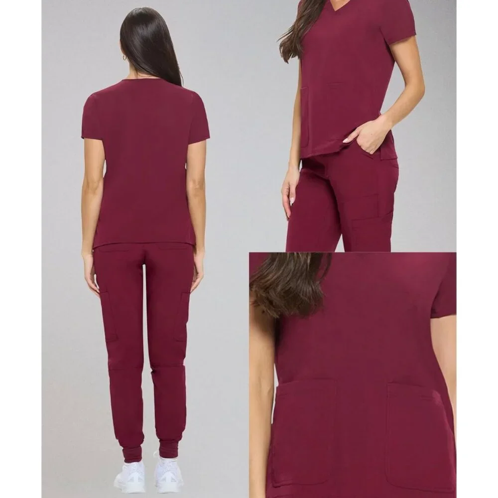 Natural Uniforms Women's XS Petite Jogger Scrub Set - Picture 2 of 13